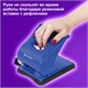 Дырокол BRAUBERG JET PRO, до 40 листов, сине-черный, 228602 228602