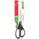 Hoжницы MAPED Essentials Green, 210 мм, черные, эргономичные ручки, картонная упаковка с европодвесом, 468110 235483