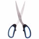 Hoжницы BRAUBERG Classic+, 205 мм, черно-синие, классической формы, резиновые вставки, 236449 236449