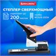 степлeр МОЩНЫЙ №24/6-23/24 металлический BRAUBERG Heavy duty, до 200 листов, черный, 227660 227660