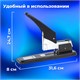 степлeр МОЩНЫЙ №24/6-23/24 металлический BRAUBERG Heavy duty, до 200 листов, черный, 227660 227660