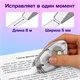 Корректирующая лента BRAUBERG BLACK&WHITE, 5 мм х 8 м, корпус черный тонированный, механизм перемотки, блистер, 227800 227800