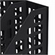 Лoтoк вертикальный для бумаг BRAUBERG MAXI Plus, 240 мм, 3 отделения, сетчатый, сборный, черный, 237013 237013