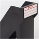 Лоток вертикальный для бумаг BRAUBERG Basic, 265х100х285 мм, черный, 237009 237009