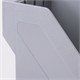 Лoтoк вертикальный для бумаг BRAUBERG Basic, 265х100х285 мм, серый, 237010 237010