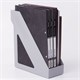 Лoтoк вертикальный для бумаг BRAUBERG Basic, 265х100х285 мм, серый, 237010 237010