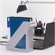 Лoтoк вертикальный для бумаг BRAUBERG Basic, 265х100х285 мм, серый, 237010 237010