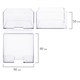 Подставка для бумажного блока BRAUBERG CLASSIC пластиковая, 90х90х50 мм, прозрачная, 238091 238091