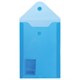 Папка-конверт с кнопкой МАЛОГО ФОРМАТА (105х148 мм), А6, синяя, 0,18 мм, BRAUBERG, 227317 227317