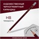Карандаш чернографитный художественный HB, 1 шт., BRAUBERG ART PREMIERE, ВЫСШЕЕ КАЧЕСТВО, 181886 181886