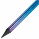 Карандаш чернографитный с ластиком BRAUBERG GRADE Metallic, 1 шт., HB, трехгранный, 182000 182000