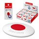 Ластик BRAUBERG Oval PRO, 40х26х8 мм, овальный, красный пластиковый держатель, 229560 229560