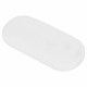 Ластик BRAUBERG "Oval", 55х23х10 мм, белый, овальный, 222471 222471