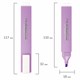 Текстовыделитель ЮНЛАНДИЯ COLORSTAR PASTEL, ЛАВАНДОВЫЙ, линия 1-4 мм, 151714 151714