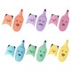 Текстовыделитель мини BRAUBERG KIDS CUTE CATS PASTEL, АССОРТИ В ПЛАСТИКОВОЙ БАНКЕ, линия 1-5 мм, 152434. 152434