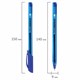Ручка гелевая BRAUBERG Extra Glide Gel, СИНЯЯ, трехгранная, игольчатый наконечник 0,7 мм, линия 0,5 мм, 144076 144076