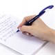 Ручка стираемая гелевая с грипом BRAUBERG X-ERASE, СИНЯЯ, корпус синий, узел 0,7 мм, линия письма 0,35 мм, 143333 143333