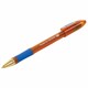 Ручка шариковая масляная с грипом BRAUBERG Model-XL ORANGE, СИНЯЯ, узел 0,7 мм, линия 0,35 мм, 143246 143246