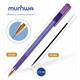 Ручка шариковая масляная с грипом MUNHWA MC Gold LE, СИНЯЯ, корпус ассорти, узел 0,5 мм, MCL-02 143648