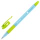 Ручка шариковая масляная с грипом BRAUBERG GLASSY PASTEL MIX, СИНЯЯ, корпус ассорти, линия 0,35 мм,144105 144105