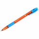 Ручка шариковая масляная с грипом BRAUBERG GLASSY SKY BLUE, СВЕТЛО-СИНЯЯ, узел 0,7 мм, линия письма 0,35 мм, 144107 144107