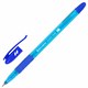 Ручка шариковая масляная с грипом BRAUBERG GLASSY TONE, СИНЯЯ, узел 0,7 мм, линия письма 0,35 мм, 144108 144108