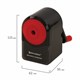 Точилка механическая BRAUBERG ULTRA, для чернографитных и цветных карандашей, крепление к столу, корпус черный с красным, 228626 228626