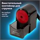 Точилка механическая BRAUBERG ULTRA, для чернографитных и цветных карандашей, крепление к столу, корпус черный с красным, 228626 228626