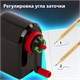 Точилка механическая BRAUBERG ULTRA, для чернографитных и цветных карандашей, крепление к столу, корпус черный с красным, 228626 228626