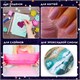 Блестки для декора, поделок, DIY, творчества, оформления, ФИГУРНЫЕ МЕТАЛЛИК, ОСТРОВ СОКРОВИЩ, диспенсер с дозатором, 6 цветов по 9 г, 191373 191373
