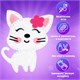Набор для шитья игрушки из фетра Котёнок, ЮНЛАНДИЯ, 664490 664490
