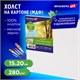 Холст на картоне, 15х20 см, 280 г/м2, грунтованный, 100% хлопок, BRAUBERG ART CLASSIC, 192182 192182