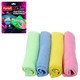 Салфетки из МИКРОФИБРЫ универсальные 30х30 см, КОМПЛЕКТ 4 шт., Practi Microfiber, 240 г/м2, PACLAN, 74825 604095