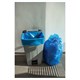 Мешки для мусора 160 л, синие, в рулоне 10 шт., ПВД, 21 мкм, 120х87 см, PACLAN Big&Strong 604075
