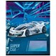 Тетрадь 12 л. BRAUBERG, клетка, обложка картон, SUPER CAR, 106465 106465