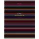 Тетрадь А5, 96 л., BRAUBERG, скоба, клетка, глянцевая ламинация, Color Stripes, 404430 404430