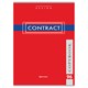 Тетрадь А4, 96 л., BRAUBERG скоба, клетка, обложка картон, CONTRACT, 400521 400521