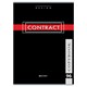 Тетрадь А4, 96 л., BRAUBERG скоба, клетка, обложка картон, CONTRACT, 400521 400521