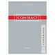 Тетрадь А4, 96 л., BRAUBERG скоба, клетка, обложка картон, CONTRACT, 400521 400521