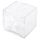 Подставка для бумажного блока BRAUBERG CLASSIC пластиковая, 90х90х90 мм, прозрачная, 238092 238092