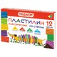 Пластилин классический ПИФАГОР Веселая такса, 12 цветов, 180 г, СО СТЕКОМ, 106675 106675