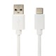 Кабель белый USB 2.0-Type-C, 1 м, SONNEN, медь, для передачи данных и зарядки, 513558 513558