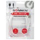 Кабель белый USB 2.0-micro USB, 1 м, SONNEN, медь, для передачи данных и зарядки, 513557 513557