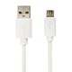 Кабель белый USB 2.0-micro USB, 1 м, SONNEN, медь, для передачи данных и зарядки, 513557 513557