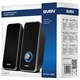 Колонки компьютерные SVEN 325, 2.0, 2х3 Вт, пластик, черные, SV-014643 512937
