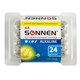 Батарейки КОМПЛЕКТ 24 шт., SONNEN Alkaline, АА(LR6, 15А), алкалиновые, пальчиковые, короб, 455095 455095