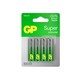 Батарейки КОМПЛЕКТ 4 шт., GP Super, AA (LR6, 15А), алкалиновые, пальчиковые, блистер 450434