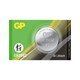 Батарейка GP Lithium, CR2032, литиевая, 1 шт., в блистере (отрывной блок), CR2032-7C5 454101