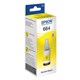 Чернила EPSON 664 (T6644) для СНПЧ Epson L100/L110/L200/L210/L300/L456/L550, желтые, ОРИГИНАЛЬНЫЕ, C13T66444A/498 360975