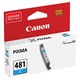 Картридж струйный CANON (CLI-481C) для PIXMA TS704/TS6140, голубой, ресурс 257 страниц, оригинальный, 2098C001 363213